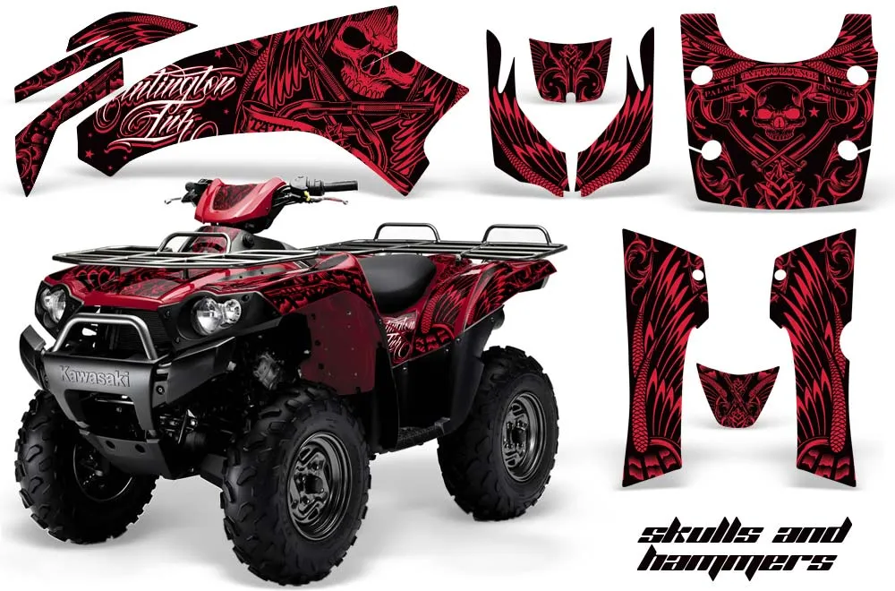 Kawasaki Brute Force 750 / 750i ATV Custom Graphic Kit - 2005-2011