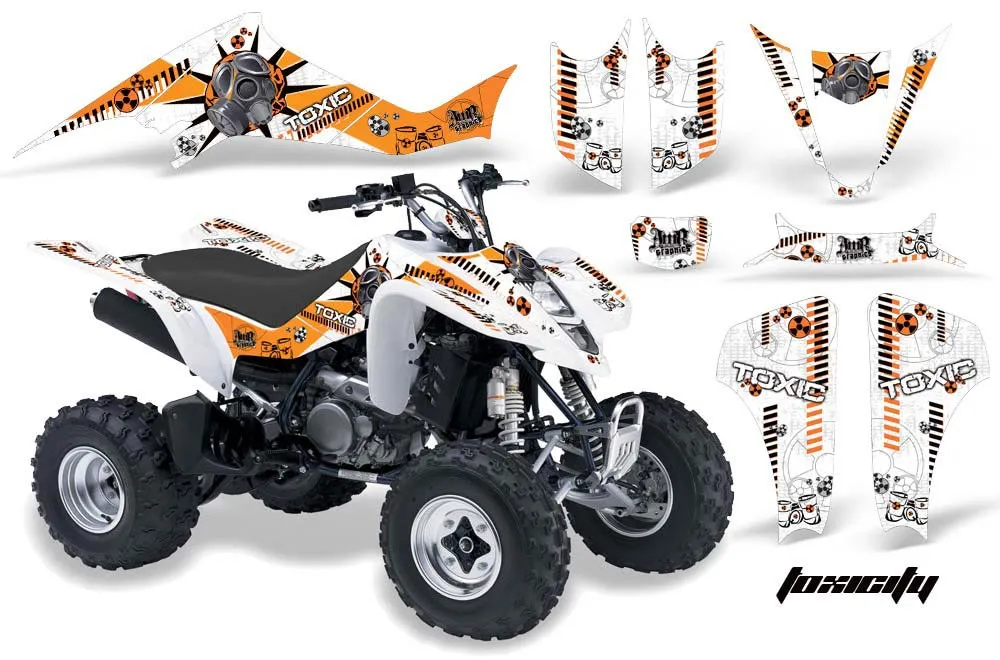 Kawasaki KFX 400 ATV Graphic Kit - 2003-2008 Toxicity Orange