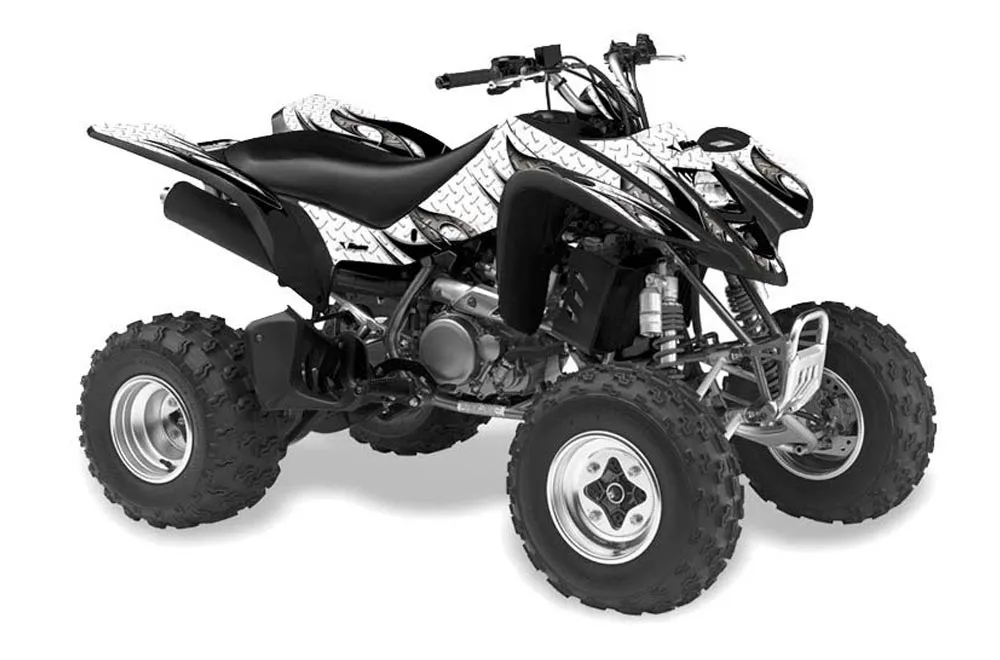 Kawasaki KFX 400 ATV Graphic Kit - 2003-2008 Tribal Flames Black