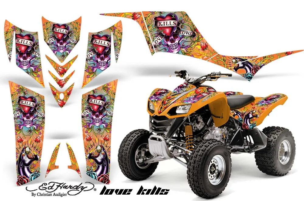 Kawasaki KFX 700 ATV Custom Graphic Kit - 2004-2009