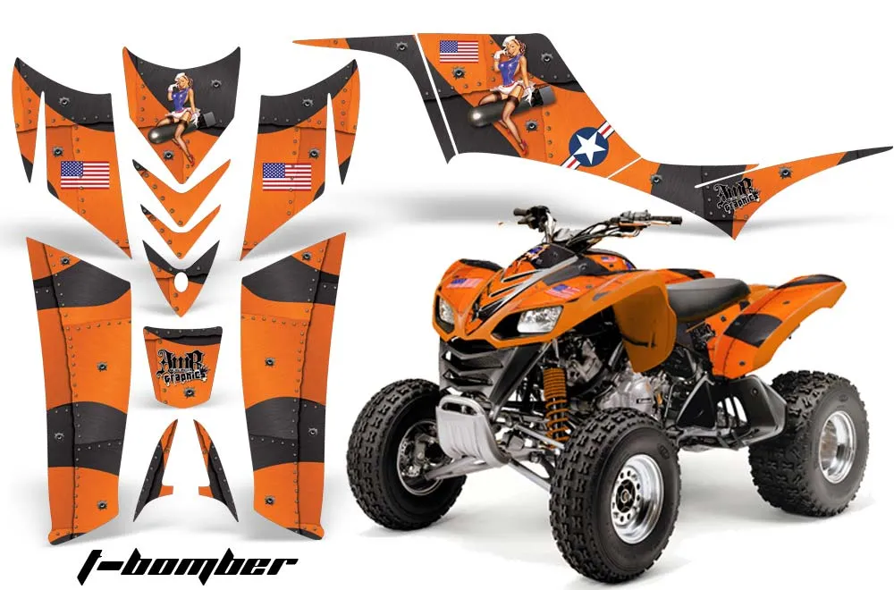 Kawasaki KFX 700 ATV Custom Graphic Kit - 2004-2009