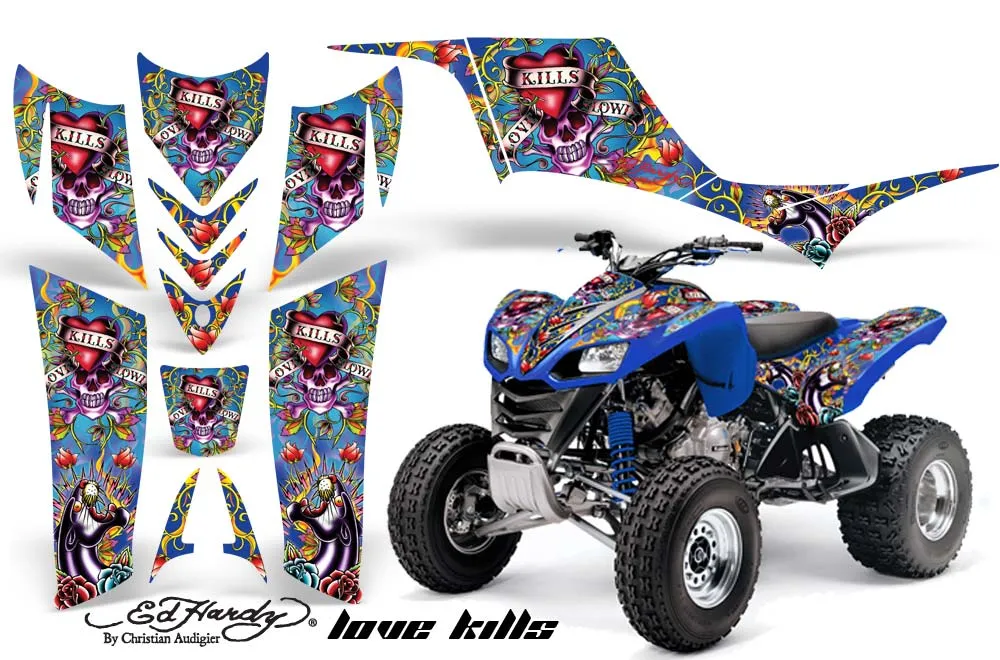 Kawasaki KFX 700 ATV Custom Graphic Kit - 2004-2009