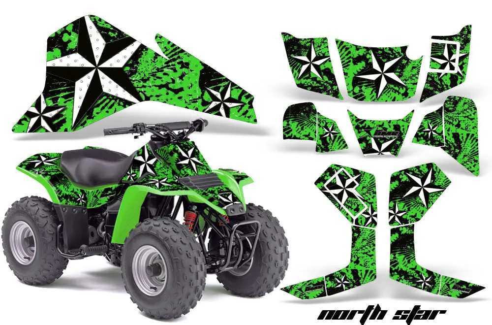 Kawasaki KFX 80 ATV Custom Graphic Kit - 2003-2006