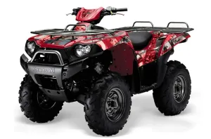 Kawasaki Brute Force 650i 4x4 ATV Graphic Kit - 2004-2012 Mad Hatter Black