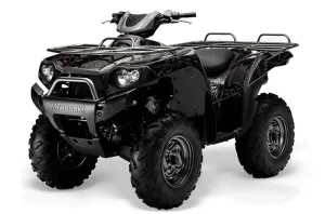 Kawasaki Brute Force 750 / 750i ATV Graphic Kit - 2005-2011 Skulls and Hammers Silver