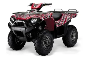 Kawasaki Brute Force 750 / 750i ATV Graphic Kit - 2005-2011 Urban Camo Red