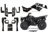 Kawasaki Bayou 220 / 250 / 300 ATV Custom Graphic Kit - All Years