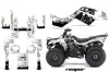 Kawasaki Bayou 220 / 250 / 300 ATV Custom Graphic Kit - All Years