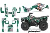 Kawasaki Bayou 220 / 250 / 300 ATV Custom Graphic Kit - All Years