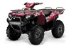 Kawasaki Brute Force 650i 4x4 ATV Graphic Kit - 2004-2012 Camoplate Red