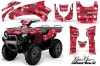 Kawasaki Brute Force 650i 4x4 ATV Graphic Kit - 2004-2012 Silver Star - Silverhaze Black