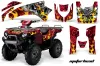 Kawasaki Brute Force 750 / 750i ATV Graphic Kit - 2005-2011 Motorhead Red