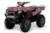 Kawasaki Brute Force 750 / 750i ATV Graphic Kit - 2005-2011 Urban Camo Red
