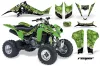 Kawasaki KFX 400 ATV Custom Graphic Kit - 2003-2008