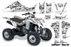 Kawasaki KFX 400 ATV Custom Graphic Kit - 2003-2008