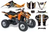 Kawasaki KFX 400 ATV Custom Graphic Kit - 2003-2008