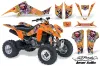 Kawasaki KFX 400 ATV Custom Graphic Kit - 2003-2008