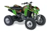 Kawasaki KFX 400 ATV Graphic Kit - 2003-2008 Ed Hardy - Pirates Green