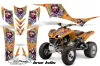 Kawasaki KFX 700 ATV Custom Graphic Kit - 2004-2009