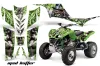 Kawasaki KFX 700 ATV Custom Graphic Kit - 2004-2009