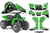 Kawasaki KFX 80 ATV Graphic Kit - 2003-2006 Reaper Green