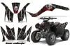 Kawasaki KFX 50 / 90 ATV Graphic Kit - 2007-2022 Bone Collector Black