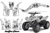 Kawasaki KFX 50 / 90 ATV Graphic Kit - 2007-2022 Butterfly Black