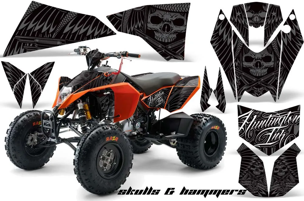 KTM 450 / 505 / 525 ATV Custom Graphic Kit - 2008-2010