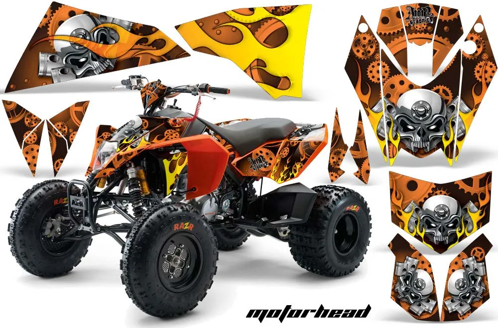 KTM 450 / 505 / 525 ATV Custom Graphic Kit - 2008-2010