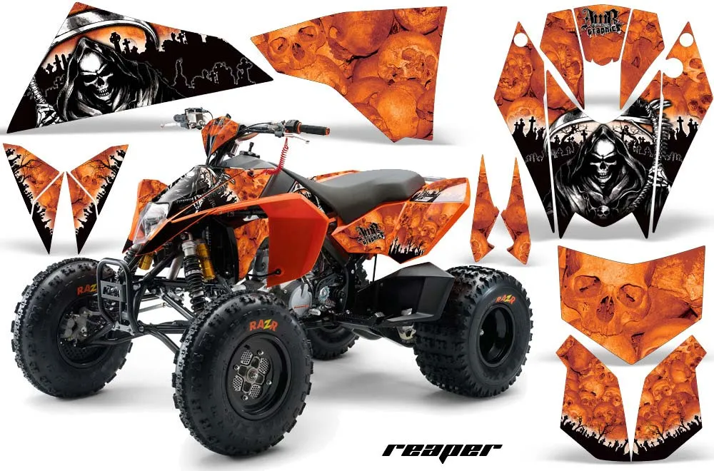 KTM 450 / 505 / 525 ATV Custom Graphic Kit - 2008-2010