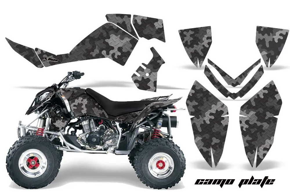 Polaris Outlaw 450 / 500 / 525 ATV Graphic Kit - 2006-2008 Camoplate Black