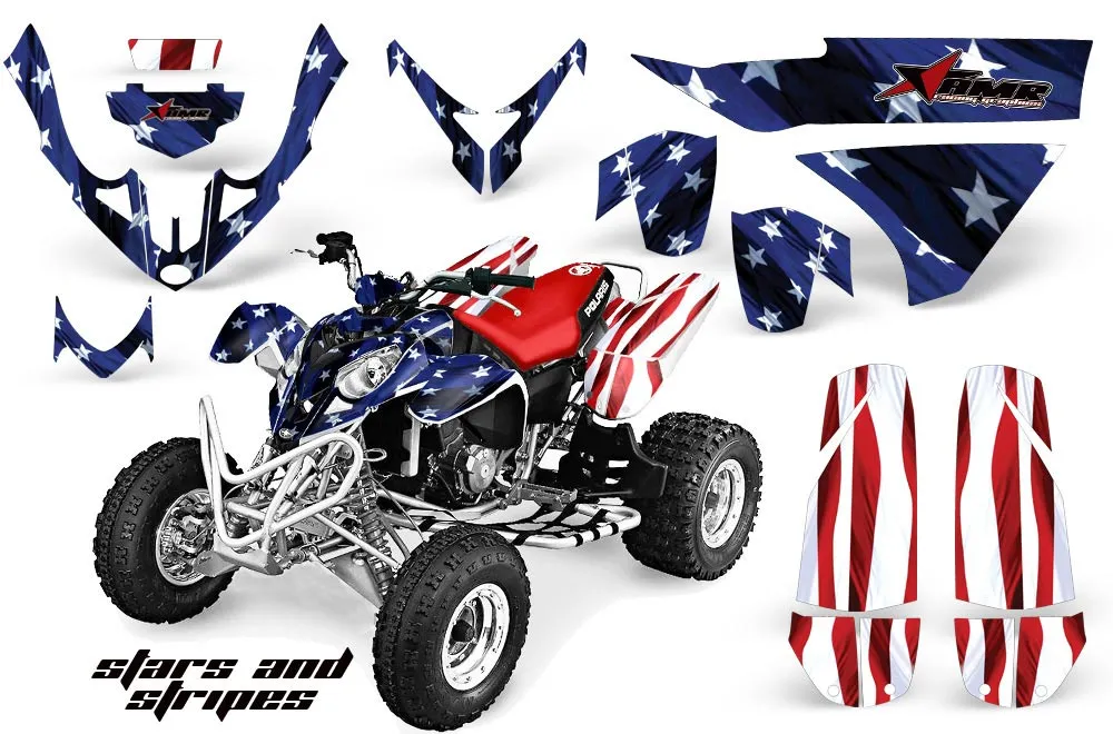 Polaris Predator 500 ATV Custom Graphic Kit - 2002-2011