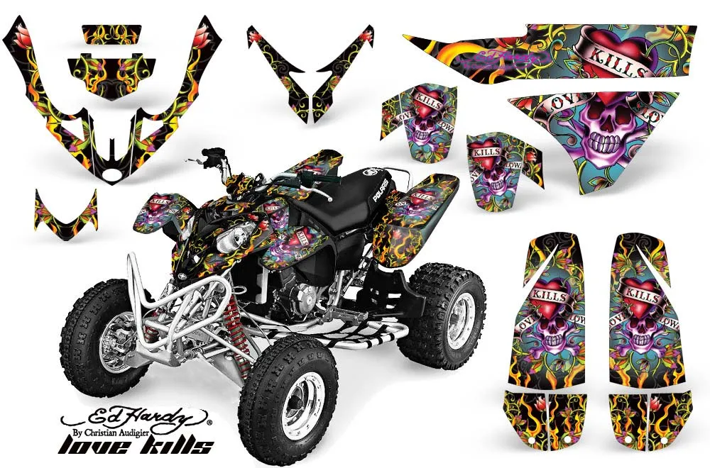 Polaris Predator 500 ATV Custom Graphic Kit - 2002-2011