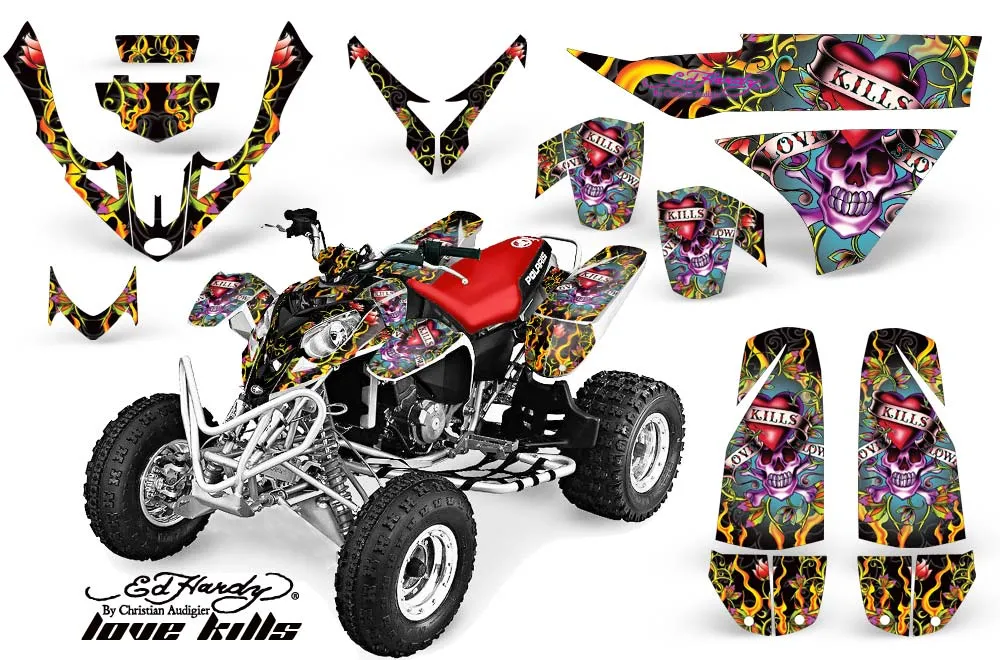 Polaris Predator 500 ATV Custom Graphic Kit - 2002-2011