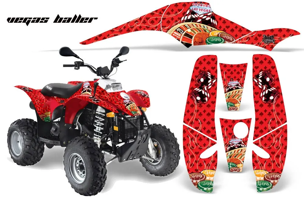 Polaris Scrambler / Trailblazer 500 ATV Custom Graphic Kit - 1985-2009