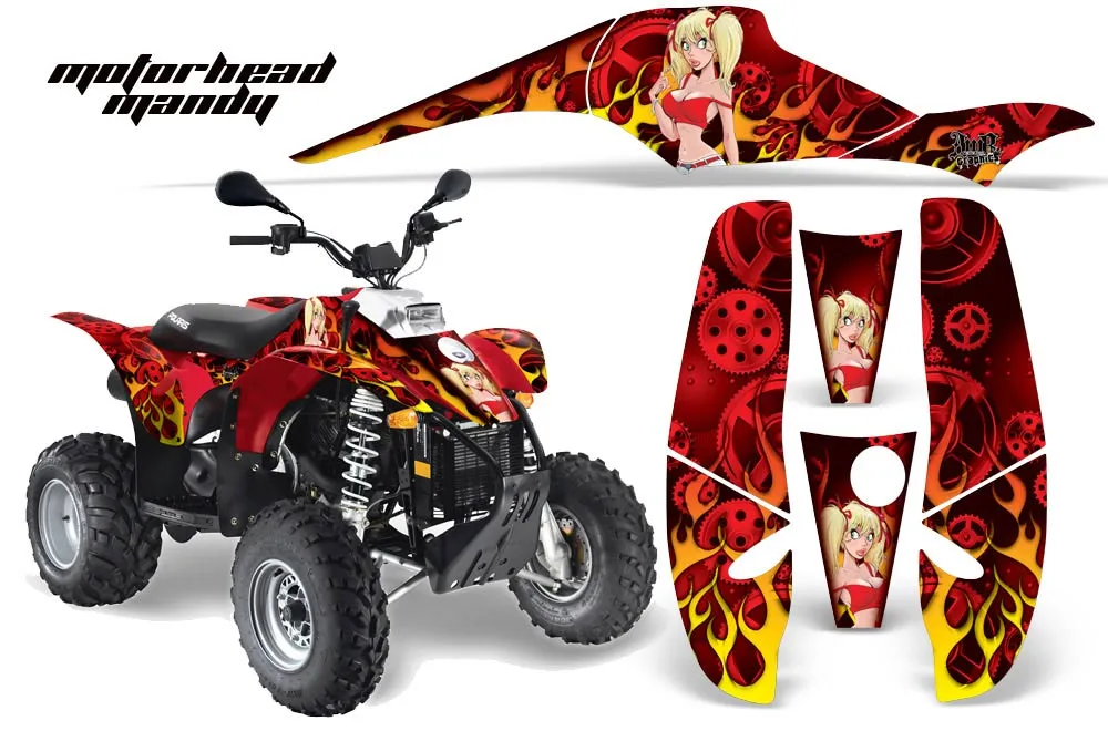 Polaris Scrambler / Trailblazer 500 ATV Custom Graphic Kit - 1985-2009