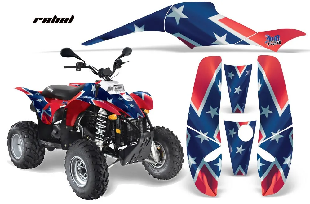 Polaris Scrambler / Trailblazer 500 ATV Custom Graphic Kit - 1985-2009