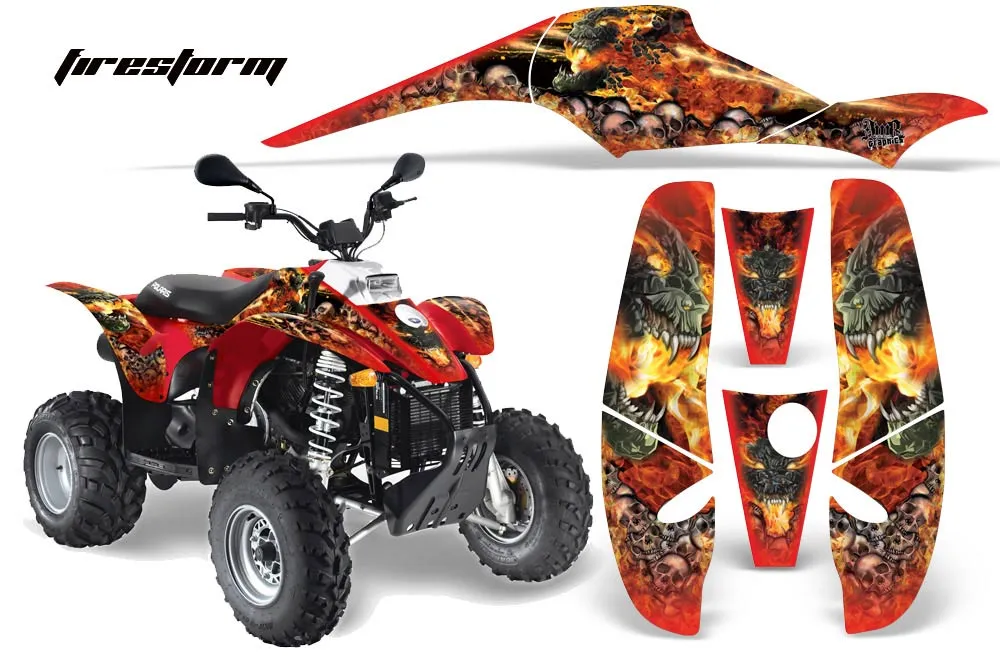 Polaris Scrambler / Trailblazer 500 ATV Custom Graphic Kit - 1985-2009