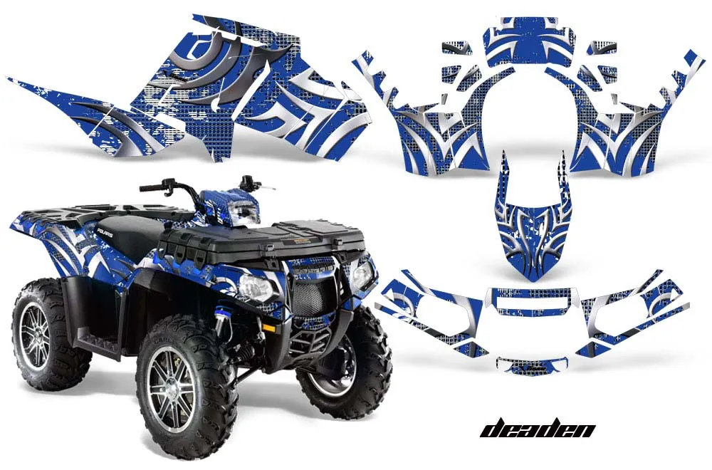 Polaris Sportsman 550 / 850 / 850SP / 1000 ATV Graphic Kit - 2009-2016 Deaden Blue