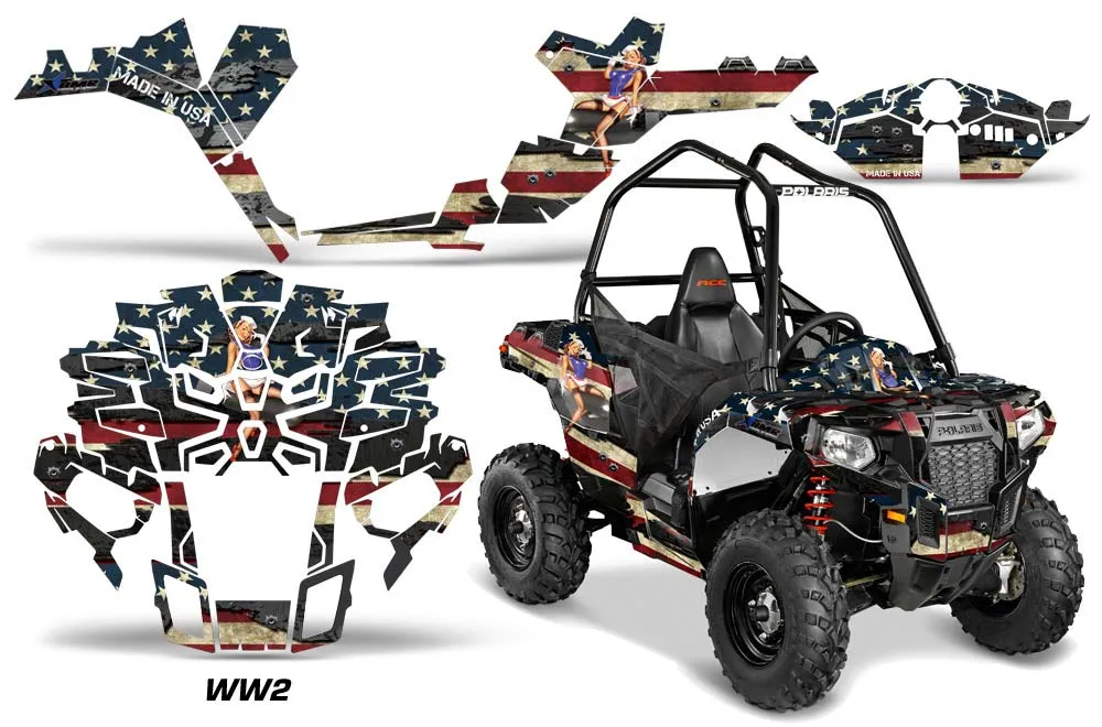 Polaris Sportsman ACE 325 / 570 ATV Custom Graphic Kit - 2014-2016