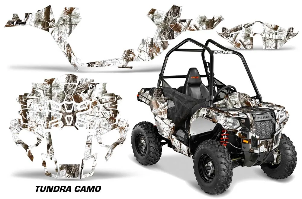 Polaris Sportsman ACE 325 / 570 ATV Graphic Kit - 2014-2016 Tundra Snow Camo