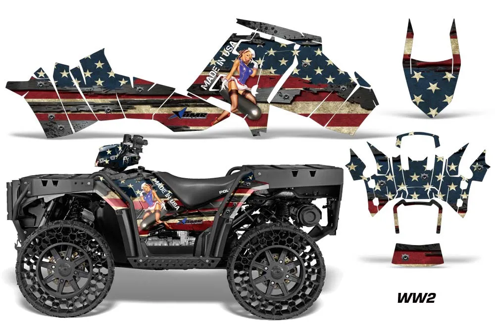 Polaris Sportsman WV850 ATV Custom Graphic Kit - 2012-2015