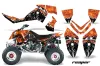 Polaris Outlaw 450 / 500 / 525 ATV Graphic Kit - 2006-2008 Reaper Orange
