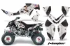 Polaris Outlaw 450 / 500 / 525 ATV Graphic Kit - 2006-2008 T Bomber Black