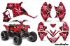 Polaris Outlaw 90 / 110 ATV Graphic Kit - 2002-2025 Northstar Red