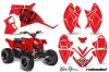 Polaris Outlaw 90 / 110 ATV Graphic Kit - 2002-2025 Silver Star - Reloaded Red