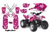 Polaris Predator 50 ATV Graphic Kit - All Years Butterfly Pink
