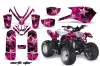 Polaris Predator 50 ATV Graphic Kit - All Years Northstar Pink