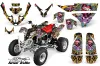 Polaris Predator 500 ATV Graphic Kit - 2002-2011 Ed Hardy - Love Kills Black