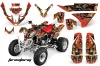 Polaris Predator 500 ATV Graphic Kit - 2002-2011 Firestorm Red